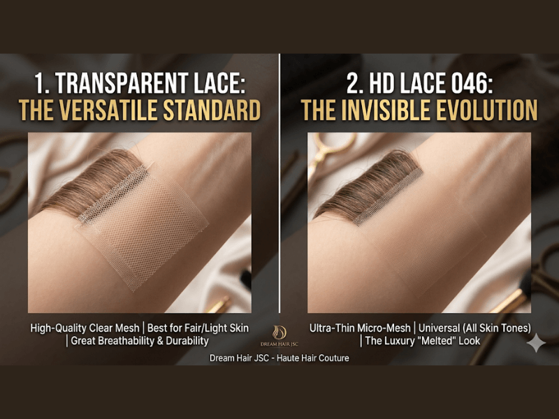 The Transparent Lace & The HD 046 Lace