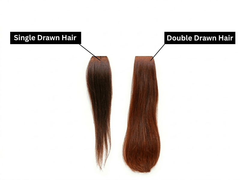 Single Drawn Hair and Double Drawn Hair